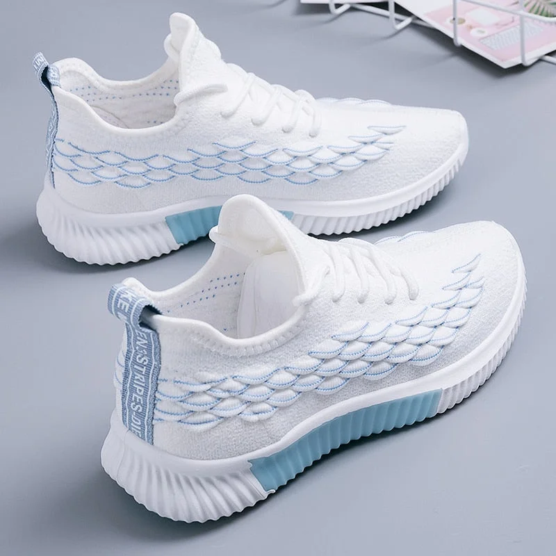 2020 Women Sneakers Woman Running Shoes Female Vulcanized Women's Casual Flats Women Walking Shoes Ladies Summer Plus Size