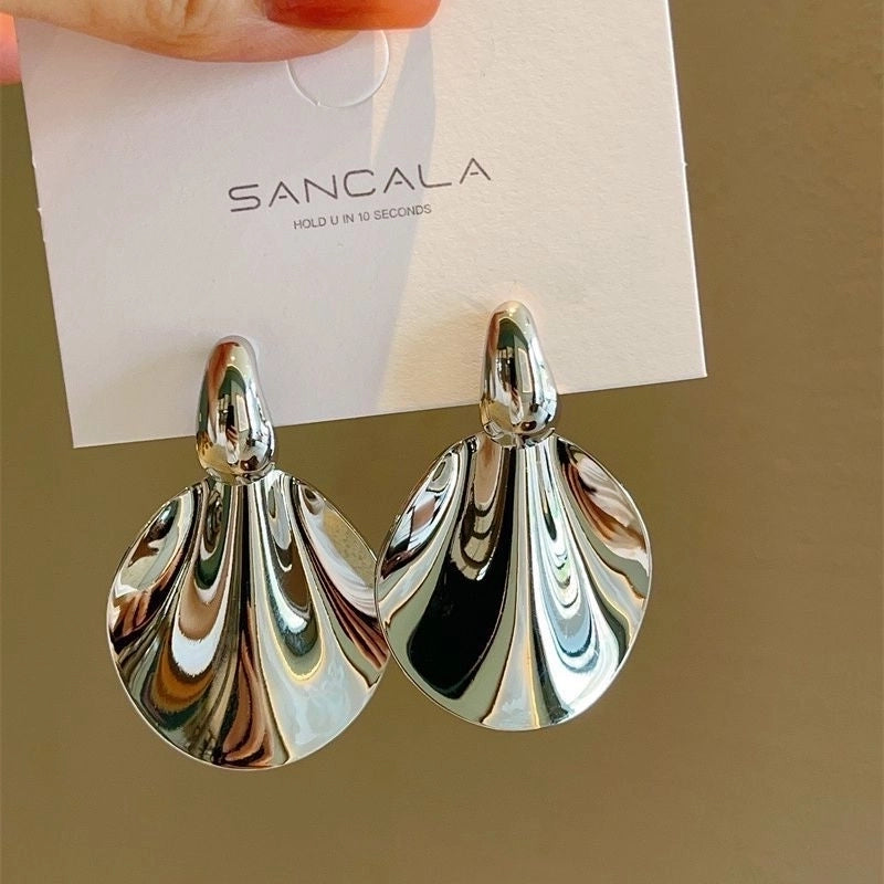 1 Pair Modern Style Streetwear Geometric Plating Copper Earrings