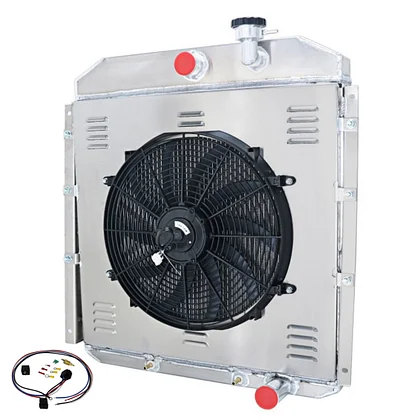 t*a様 ALLOYWORKS 3列 オールアルミラジエーター 87-06 ジー Alloyworks 3 Row Aluminum Radiator+Shroud Fan For 1984-2001 1996