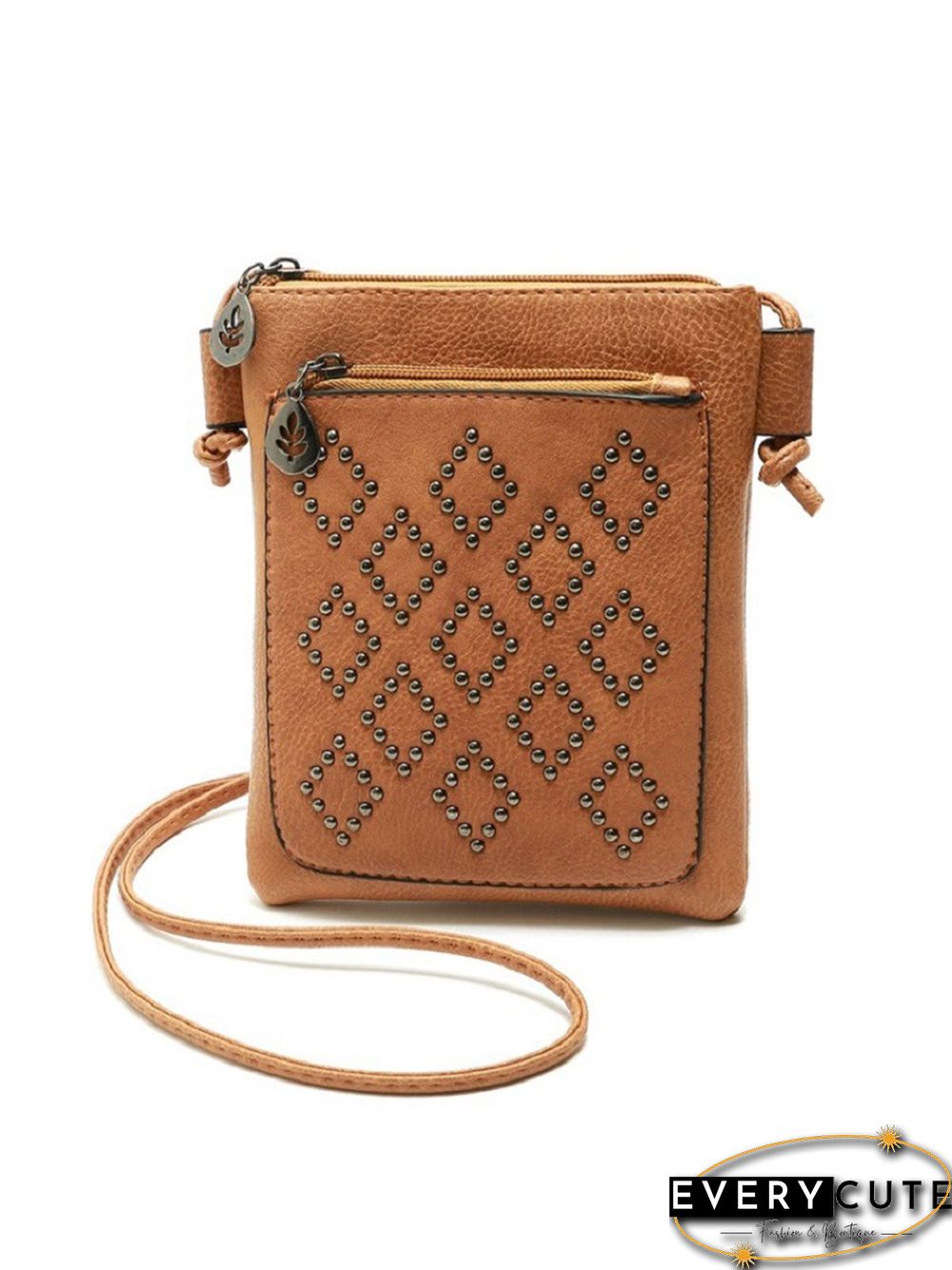Simple Rivet Mini Crossbody Bag