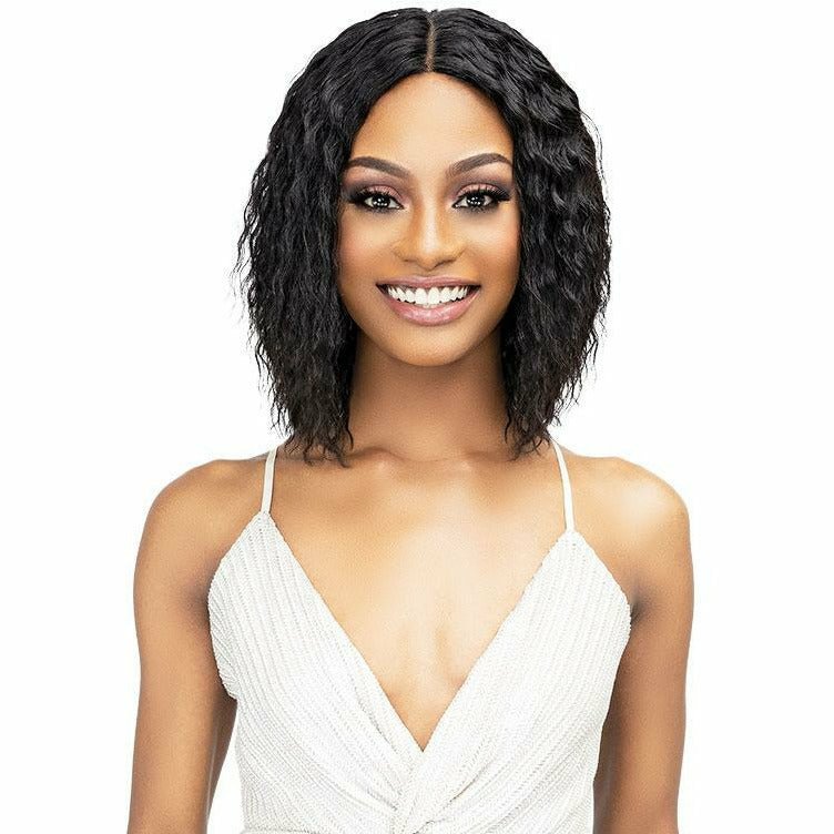 Janet Collection Luscious 100% Natural Indian Virgin Remy Wet & Wavy Wig - Riri
