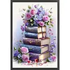 Book Flower-11CT Stamped Cross Stitch 40*60cm tapestrymarket