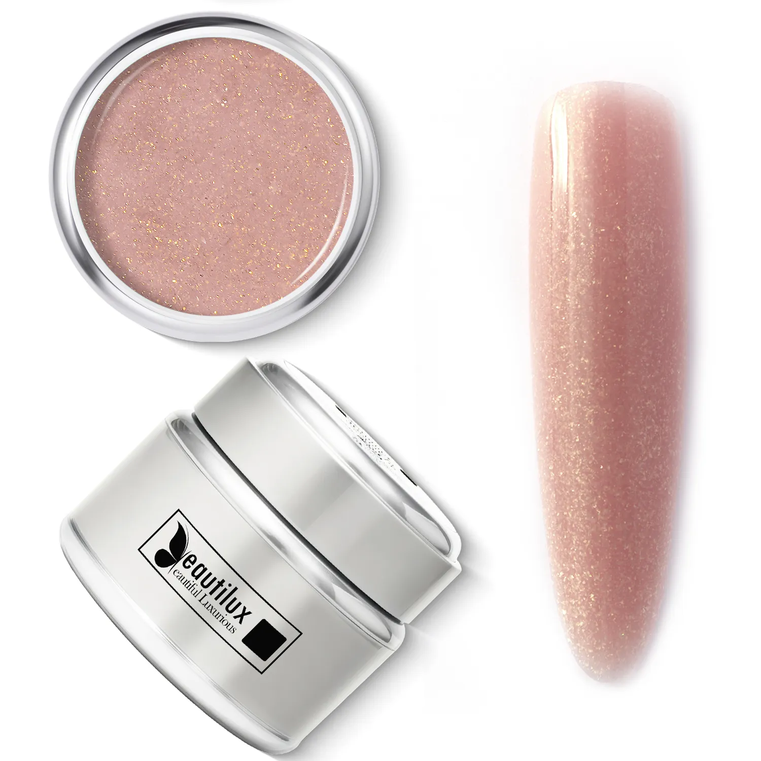 GLITTER HARD BUILDER NAIL GEL |BHBG55-05