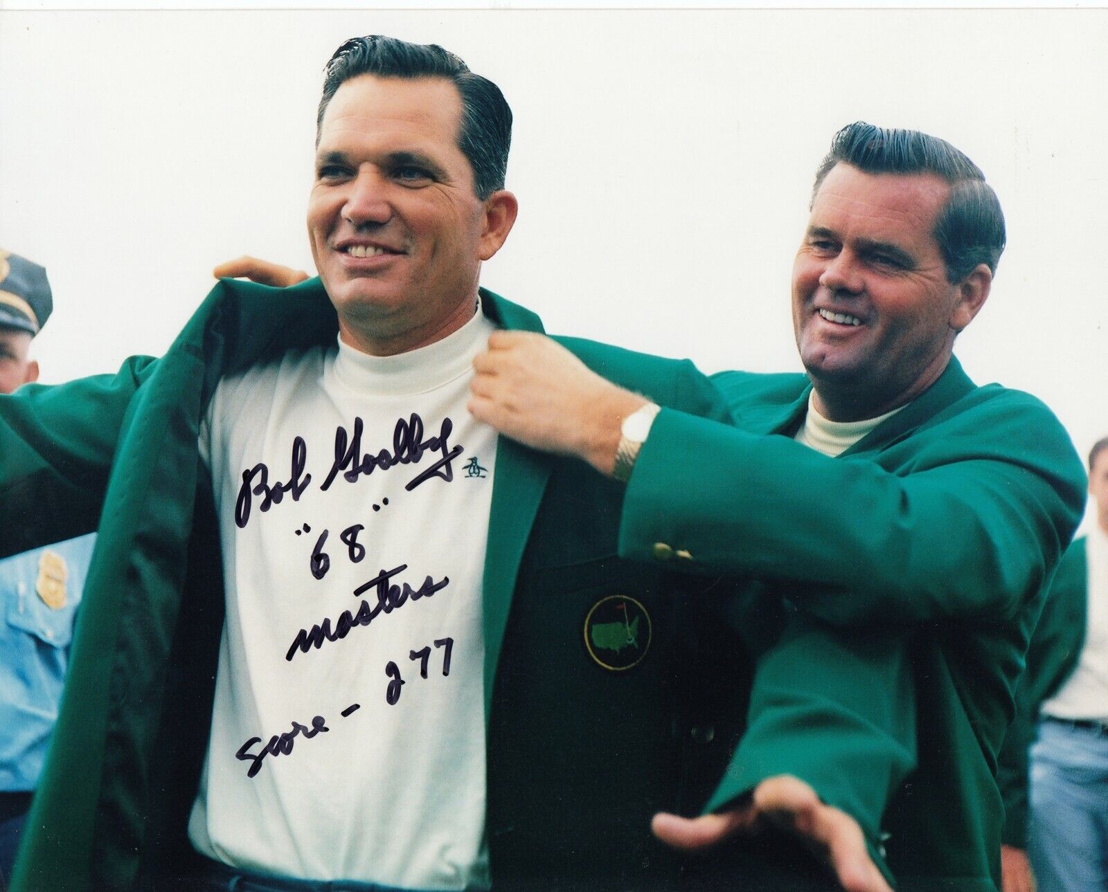 Bob Goalby 68 Masters #0 8x10 Signed Photo Poster painting w/ COA Golf