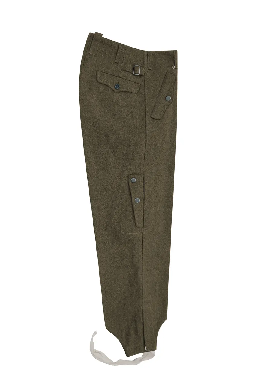   Luftwaffe German Fallschirmj&auml;ger M38 Brown Wool Jump Trousers German-Uniform