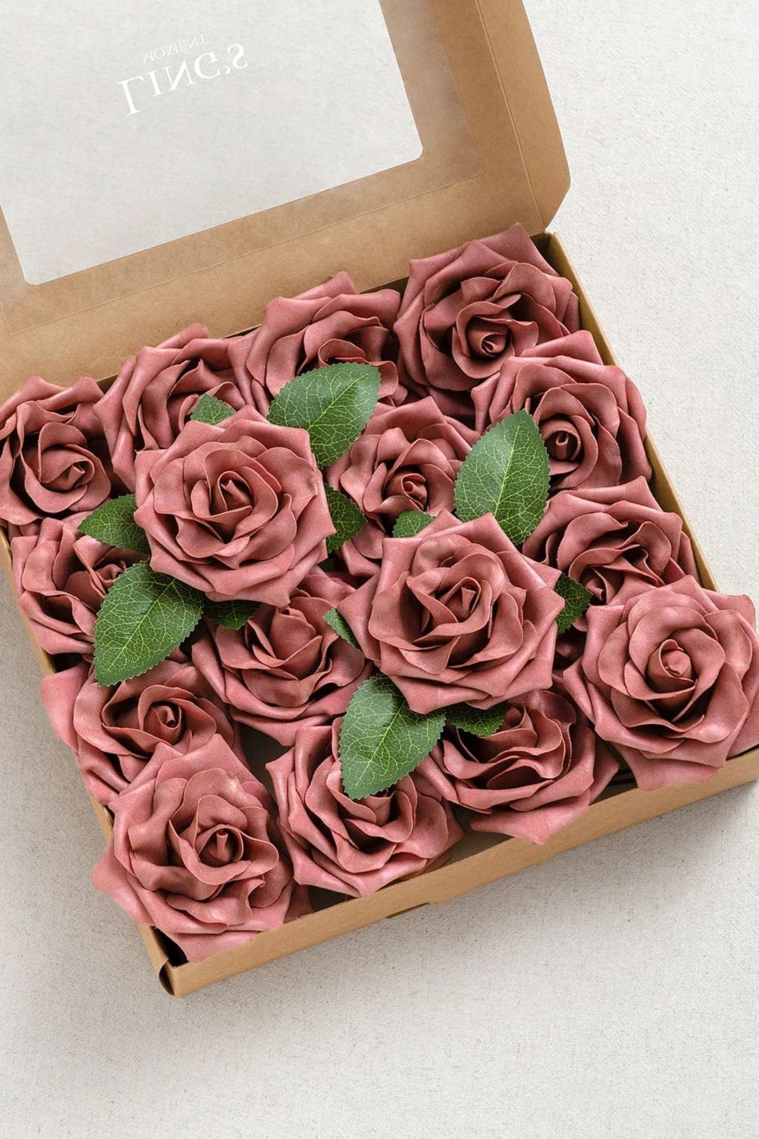 3.5" Foam Avalanche Rose with Stem - 16 Colors