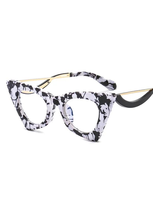 Sun-Protection Geometric Hollow Sunglasses Accessories