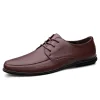 Men's Formal Cowhide Low-top Business Soft-soled Casual Leather Shoes