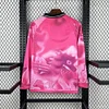 25/26 Venezia Pink Long Sleeves Goalkeeper Soccer Jersey