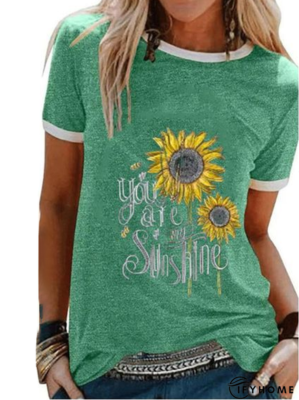 Vintage Crew Neck Cotton T-shirt | IFYHOME