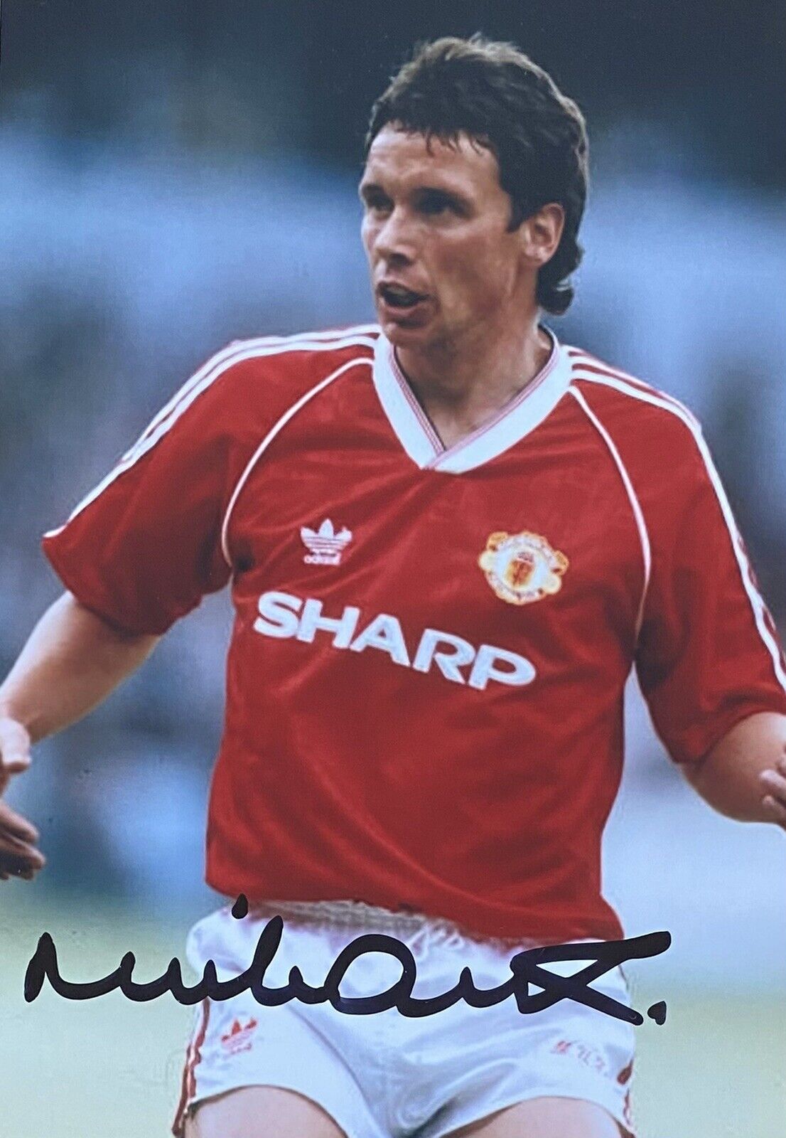 Mike Duxbury Genuine Hand Signed Manchester United 6X4 Photo Poster painting 5