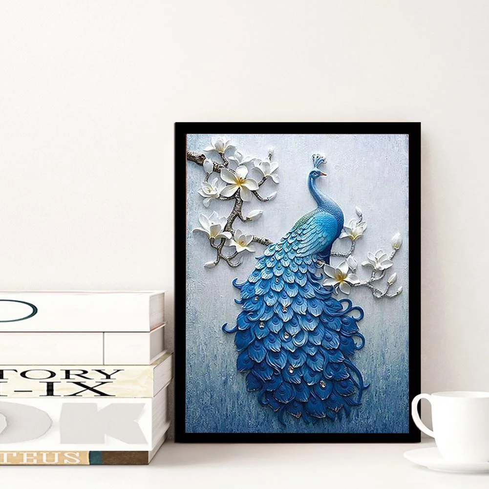 Diamond Painting - Full Round Drill - Peacock(30*40cm)