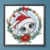 Christmas Tiger - Crystal Rhinestone Diamond Painting