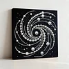 DIY Pearl Painting Vortex for Home Wall Decor with Frame(30*30cm)