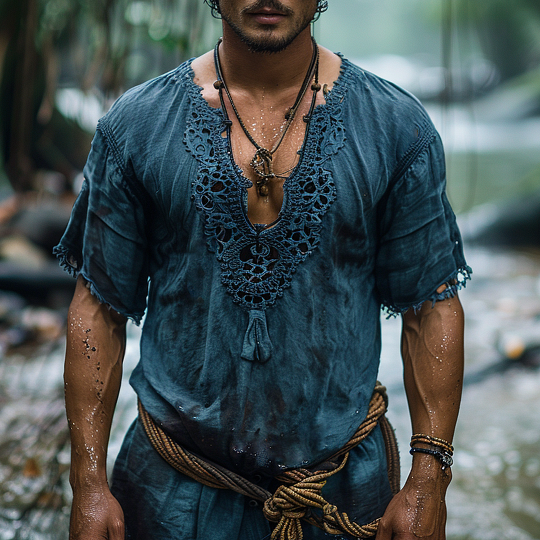 Cotton And Linen Shirt-inspireuse