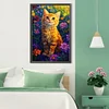(40*60cm)Cat - Full Round Drill Diamond Painting