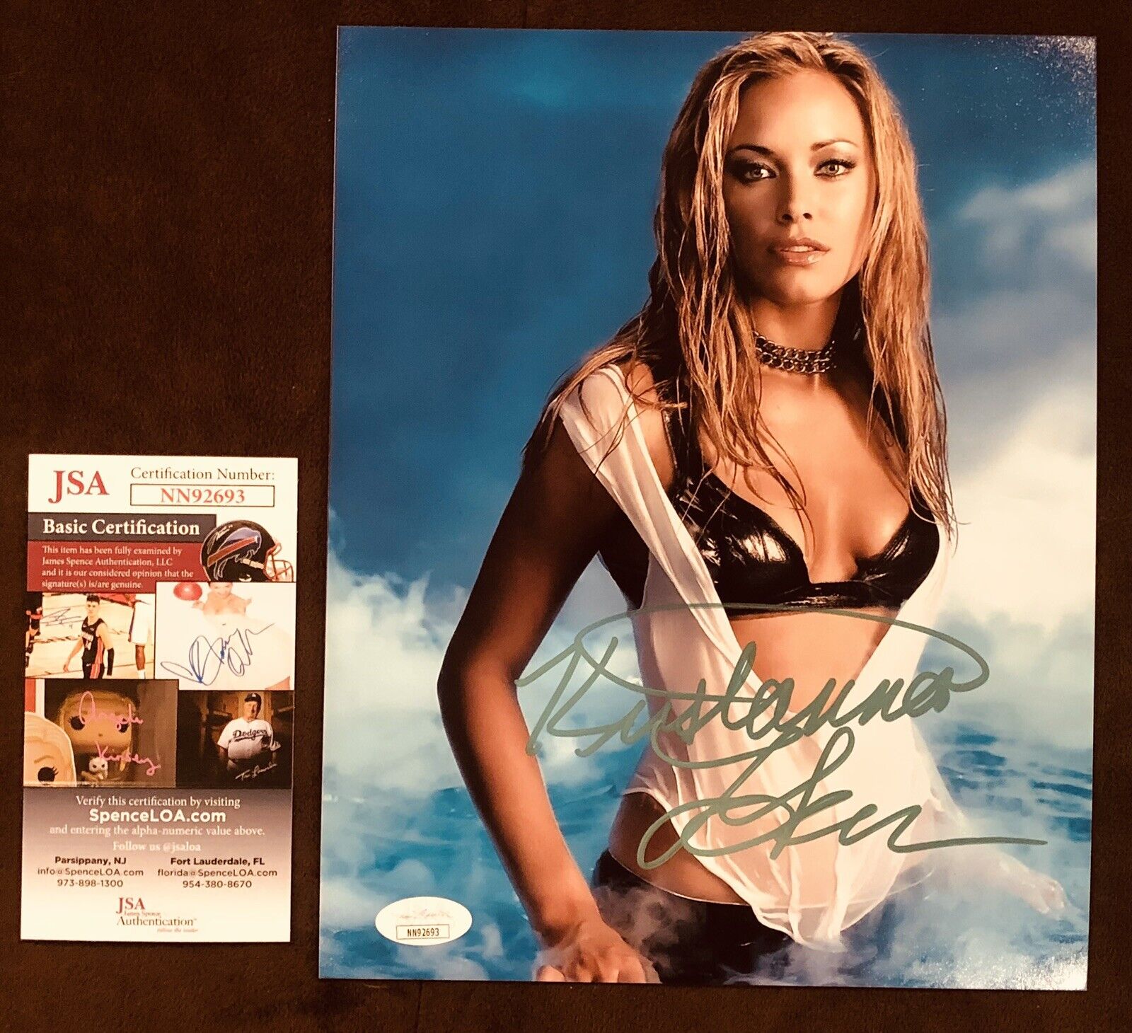 Kristanna Loken SIGNED 8X10 Photo Poster painting Autograph Sexy actress Model JSA Terminator 3