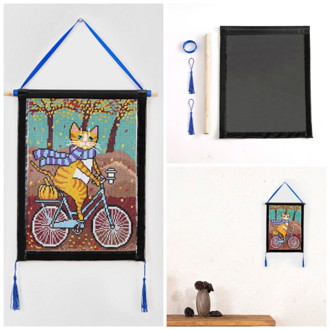 Wood Picture Frame Diamond Painting DIY Photo Frames Poster Hanger Decor