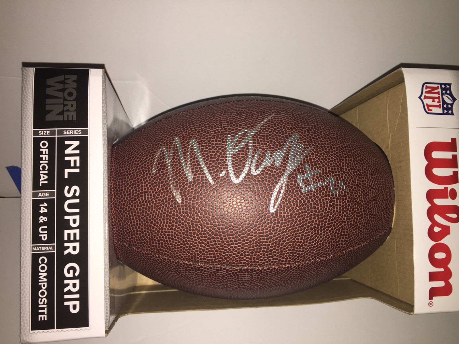 Matt Dayes NC State Wolfpack hand signed autographed NFL Football N.C.