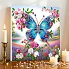 (Pre-Framed)Butterfly-Special Shape Diamond Painting Kit(25x25cm)