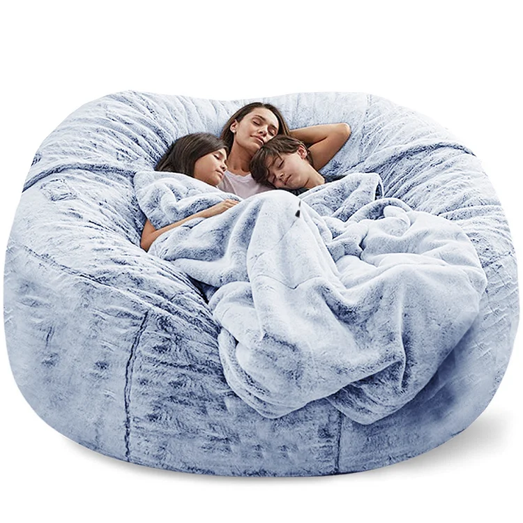 The Dog Bed for Humans-Snow blue