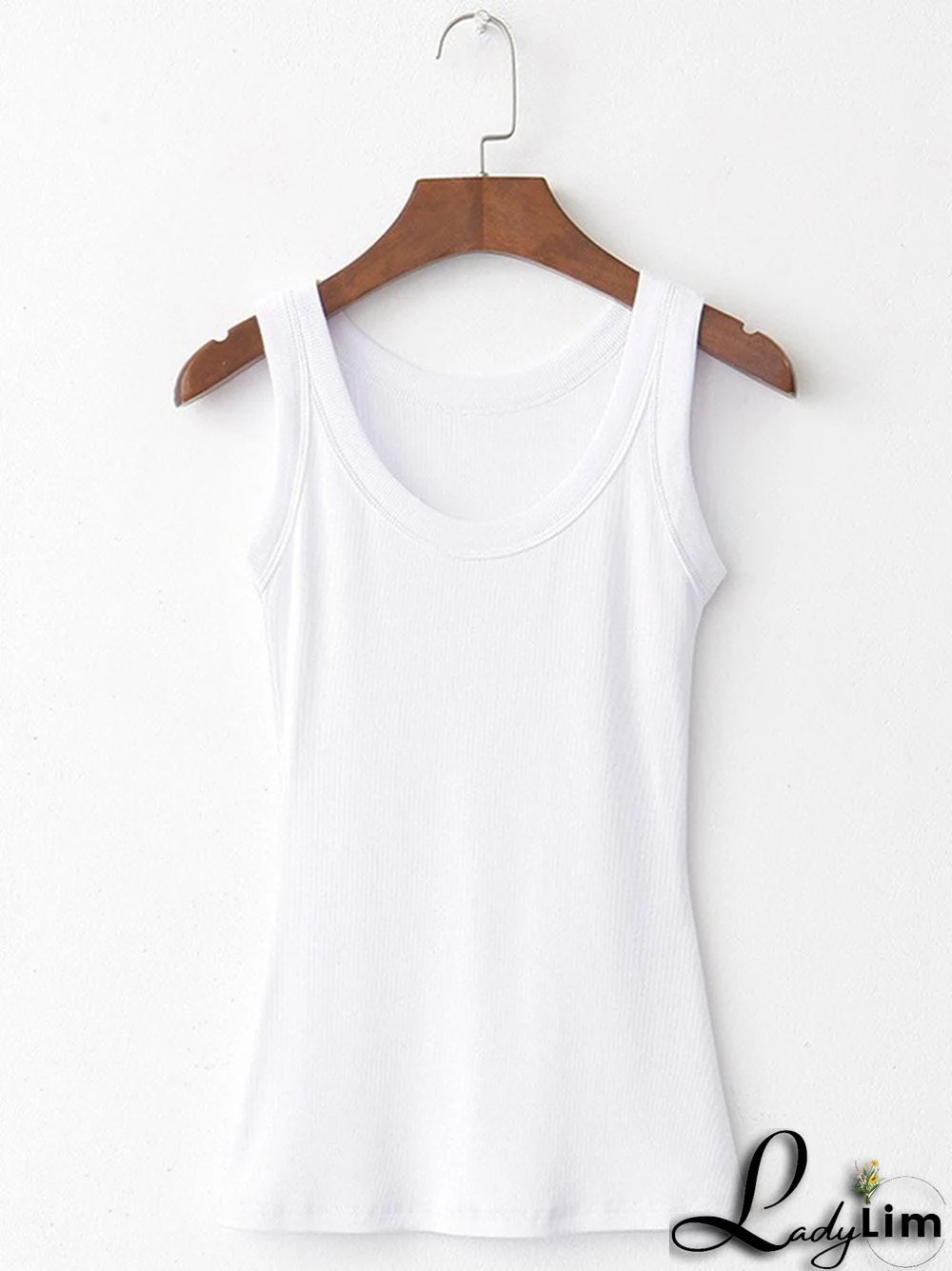 5 Colors Simple Solid Color Sleeveless Vest Top