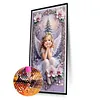 Cute angel girl Full DIY 5D rond pierres gem art kits de peinture diamant pour adultes/d&eacute;butants id&eacute;es cadeaux d&eacute;co murale maison 15,75x27,56in