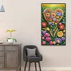 Love Flowers-Partial Special Diamond Painting-40*70CM-Large Size