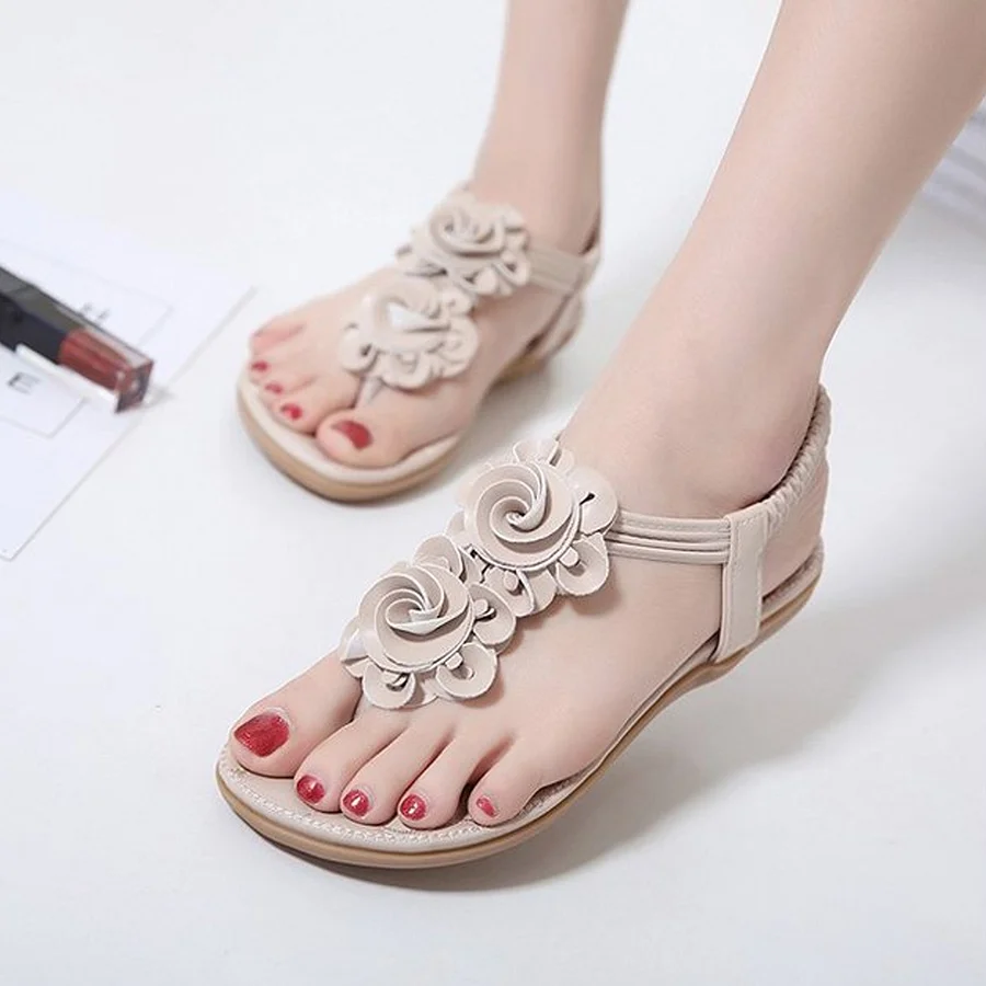 Female Beach Flat Sandals.
