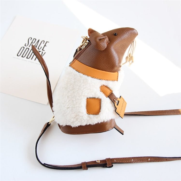 luxury designer purses and handbags for women 2021 trend fashion personality Mouse shape shoulder bags kawaii bag cute mini bag