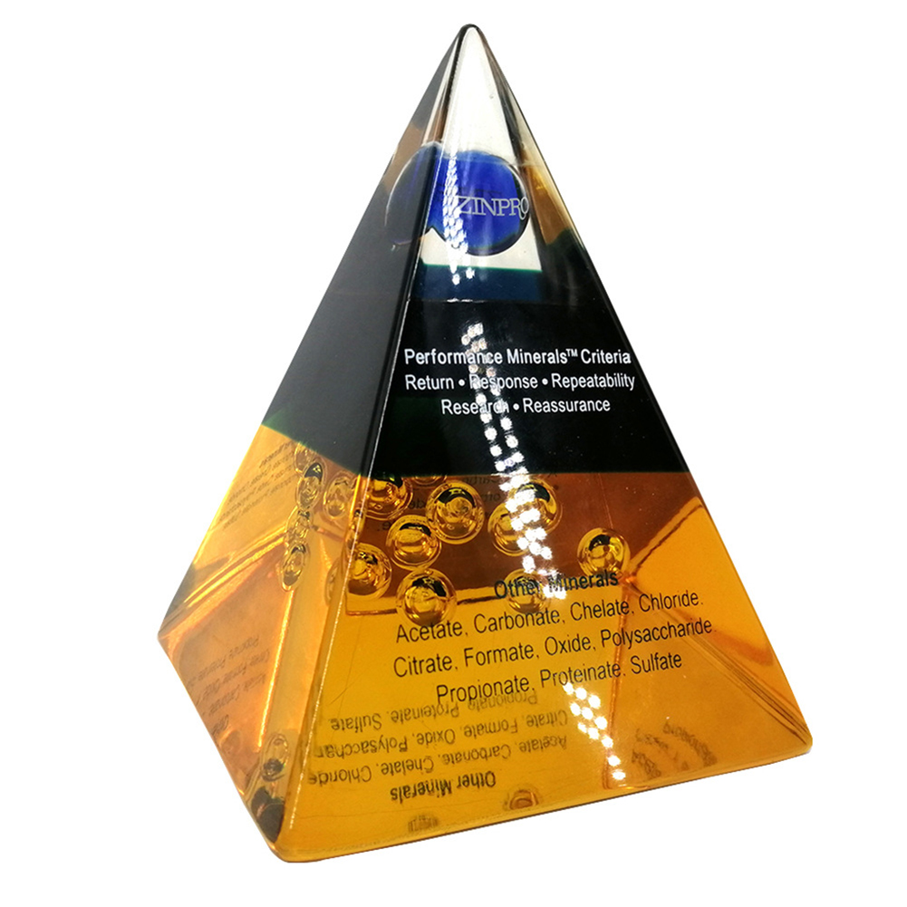 

Orgonite Pyramid Trophy Healing Crystal Energy Converter Resin Crafts Gift, 501 Original