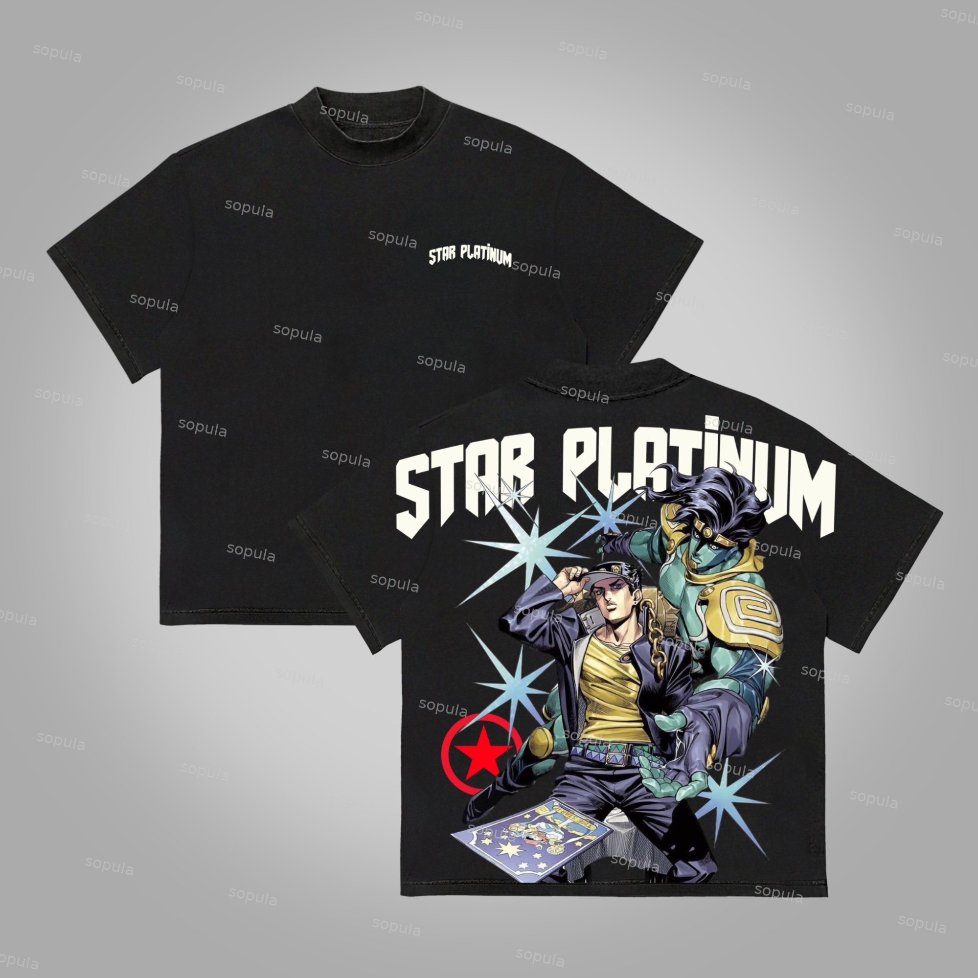 Sopula JoJo Platinum Star Graphic Print Cotton T-Shirt