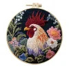 4 Set Rooster Series- Embroidery Kits