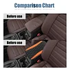 Car Center Console Cover, Universal Leather Waterproof Armrest Seat Box Cover Protector, Comfortable Car Decor Accessories Fit for Most Cars, Vehicles, SUVs-Orange