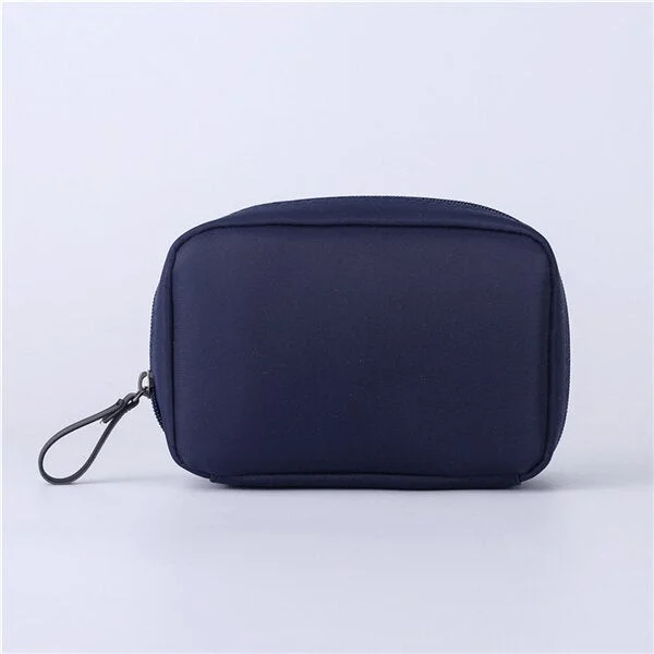 PURDORED 1 Pc Solid Makeup Bag Women Cosmetic Bag Travel Makeup Organizer Bag Toiletry Bag Makeup Case Neceser Mujer