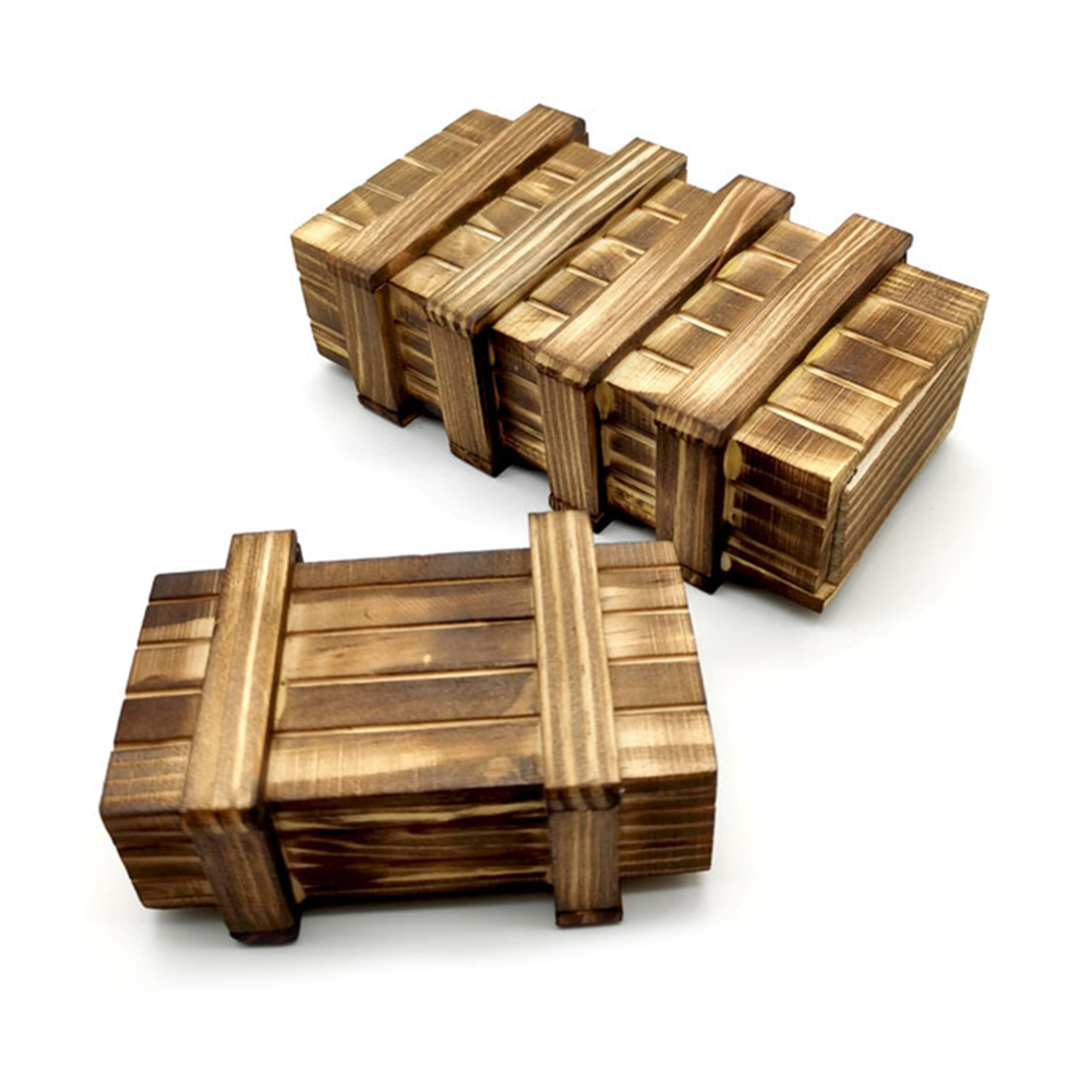 

Brain Teaser Open Magic Box Wooden Kongming Lock Puzzle Kid Toys Child Gift, 501 Original