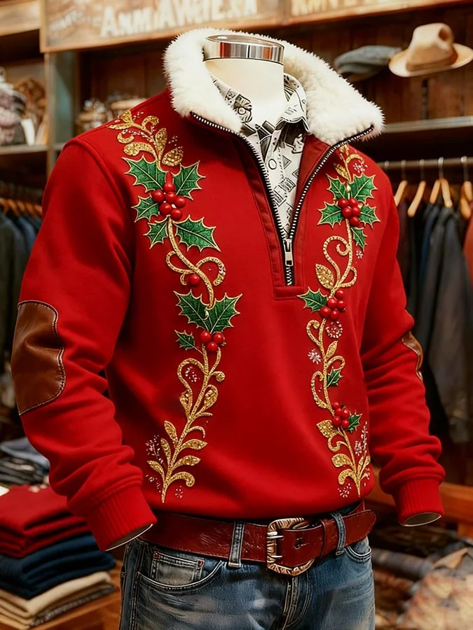 Men's casual Christmas sweatshirt 