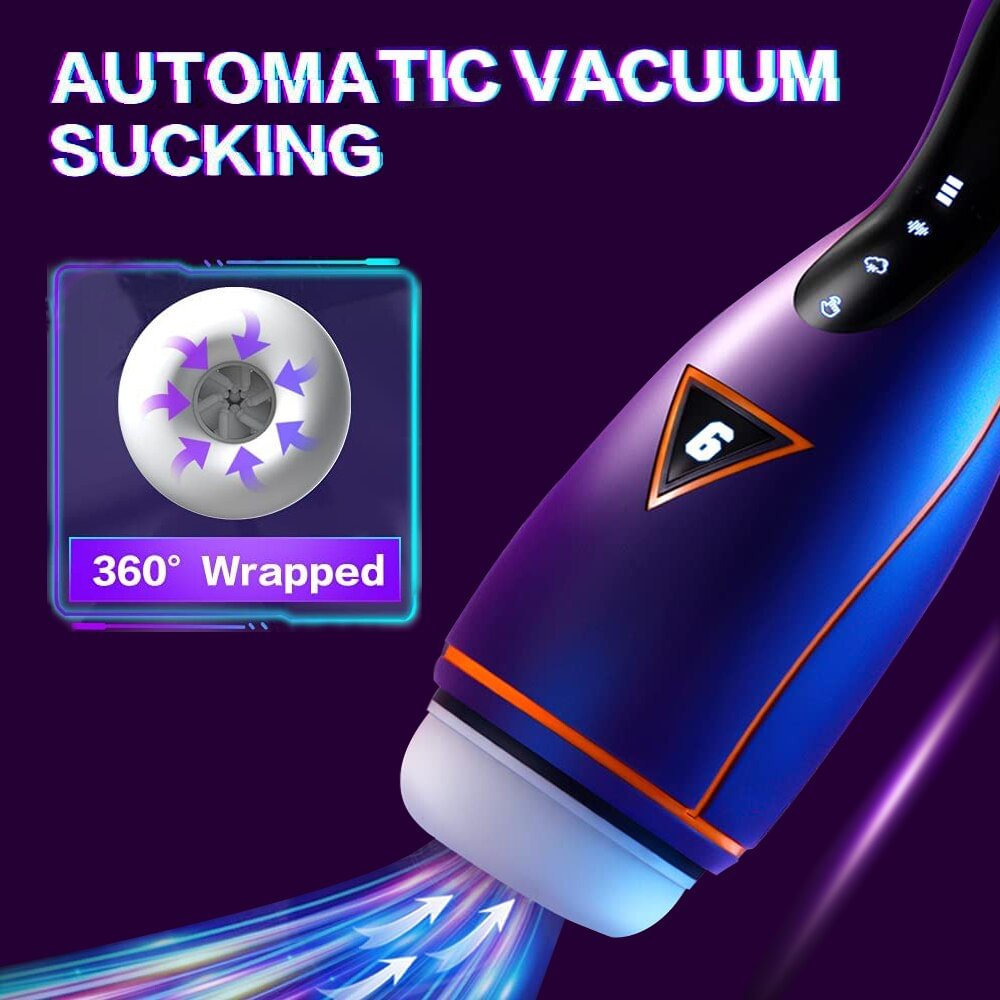 Automatic 6*4 Adjustable Modes Sucking Heating Masturbator-FUNSEXDOLLS