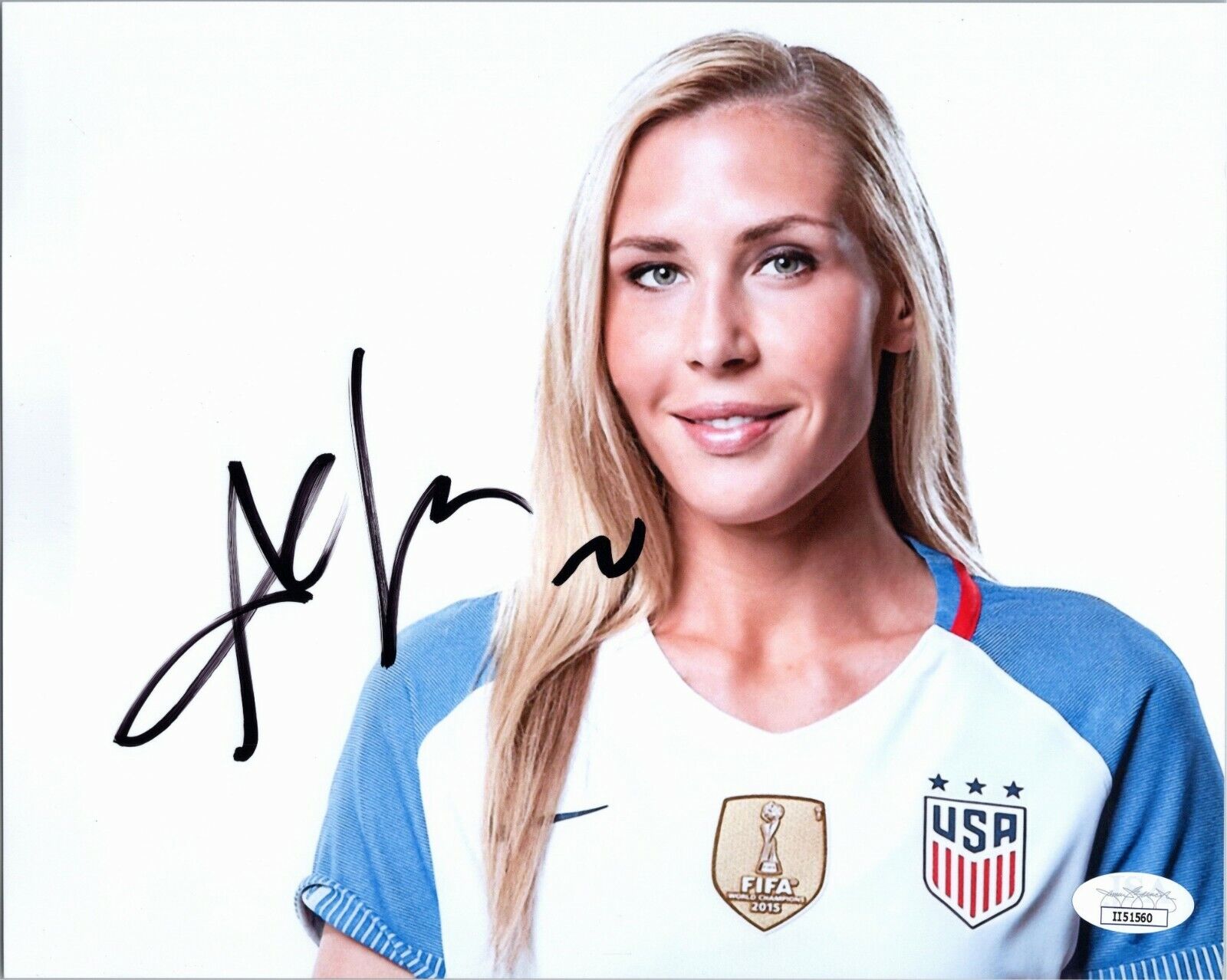 ~~ ALLIE LONG Authentic Hand-Signed USA WOMEN’S SOCCER