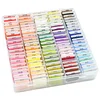 Multi-Color Embroidery Yarn with Transparent Storage Box Cross Stitch Supplies Sewing Embroidery Thread Set for Halloween Christmas Mothers Day (100)