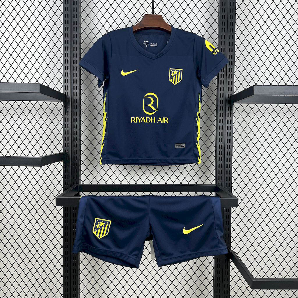 2025-2026 KIDS Atletico Madrid Away Football Shirt 1:1 Thai Quality- Maxi Kit