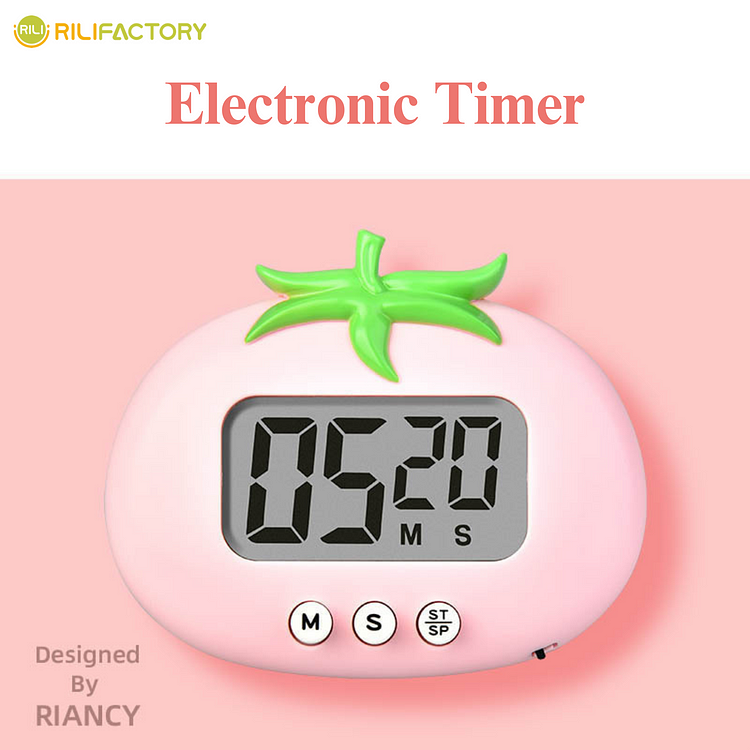 Electronic Timer - Cartoon Vegetable Shape Rilifactory