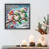 Diamond Painting - Partial Special Shaped Drill - Winter Bird(Canvas|30*30cm)