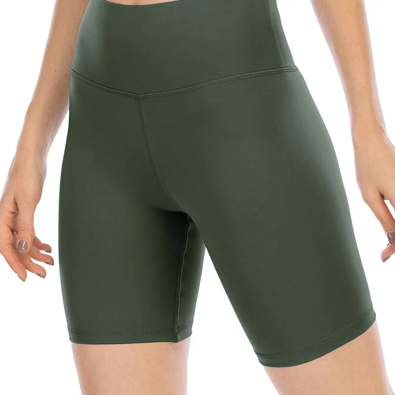 SVOKOR Yoga Shorts Women Workout Waist Fitness Shorts Leggings  Ladies Sport Shorts Running Patchwork Black Jeggings Femal