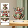 (US Local)Special Shape Angel Girl Table Top Diamond Painting Ornament Kits for Bedroom