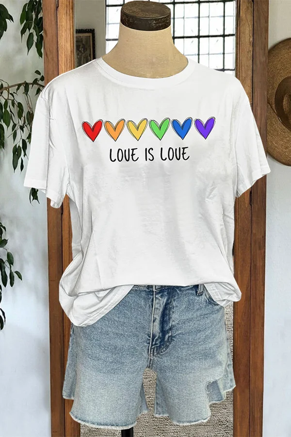 LGBT Love is Love T-shirt