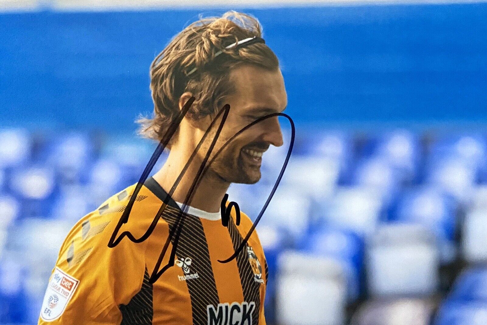 Harrison Dunk Genuine Hand Signed Cambridge United 6X4 Photo Poster painting 2