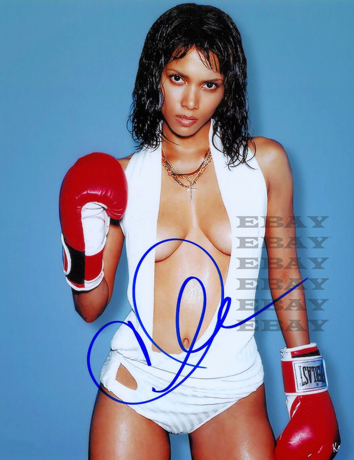 HALLE BERRY Autographed Signed 8x10 Photo Poster painting Reprint