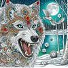 Diamond Painting-DIY Crystal Rhinestone Wolf