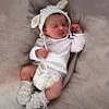  12"&16" Full Liquid Solid Platinum Silicone Baby Doll, No Joint More Flexible Realistic Reborn Baby with Realistic Belly Button and Birth Mark - RBBI-Myrebornbabydoll® Myrebornbabydoll®